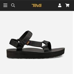 Teva Midform Universal Sandals in Black